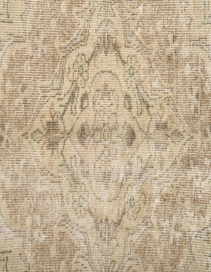 Detail image of  6' 7 x 9' 2  Hand Knotted Ultra Vintage Persian Wool Rug