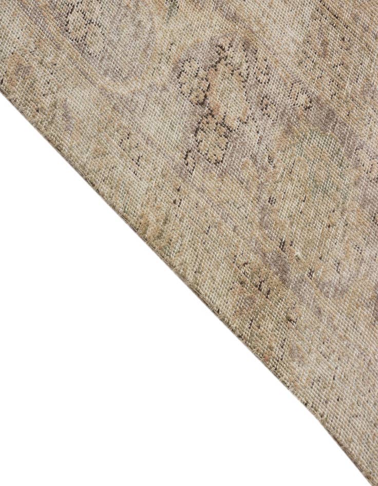 Detail image of  8' x 11'  Hand Knotted Ultra Vintage Persian Wool Rug