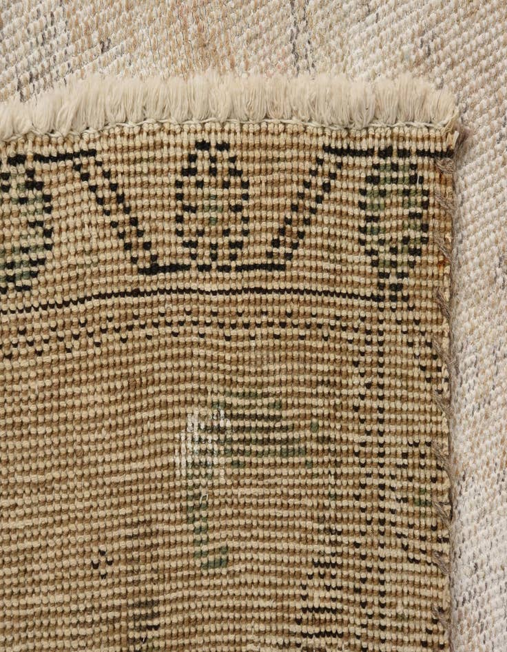 Detail image of  7' 8 x 11' 3  Hand Knotted Ultra Vintage Persian Wool Rug