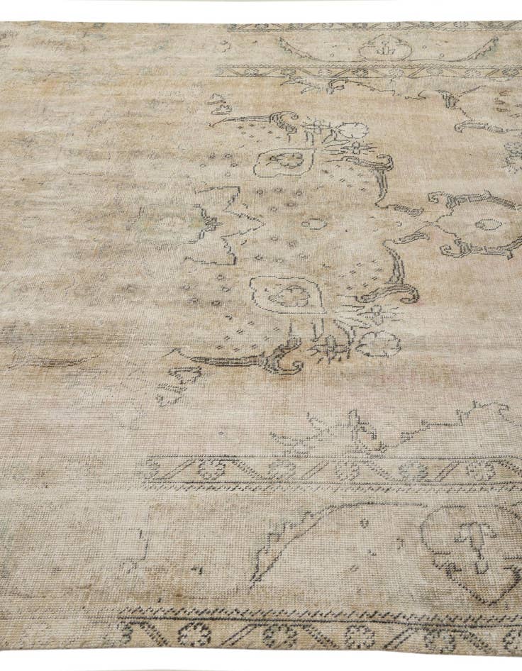 Detail image of  7' 8 x 11' 3  Hand Knotted Ultra Vintage Persian Wool Rug