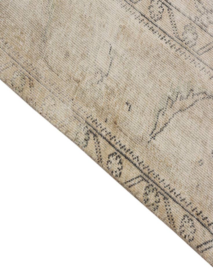 Detail image of  7' 8 x 11' 3  Hand Knotted Ultra Vintage Persian Wool Rug