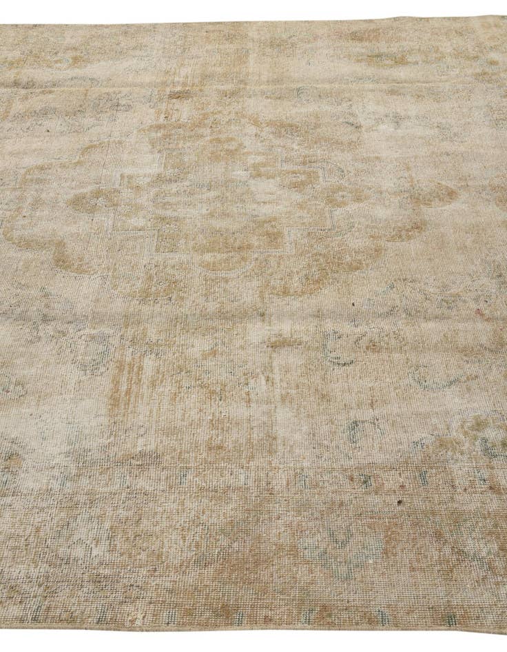 Detail image of  7' 10 x 10' 6  Hand Knotted Ultra Vintage Persian Wool Rug