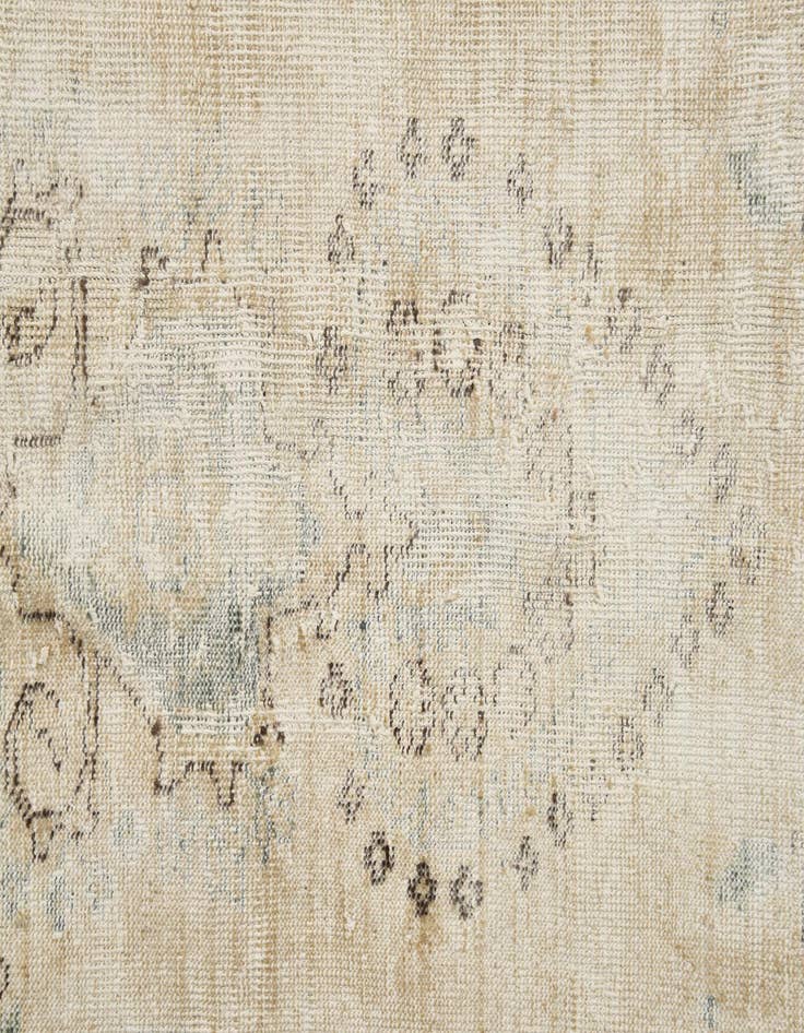 Detail image of  7' 6 x 11'  Hand Knotted Ultra Vintage Persian Wool Rug