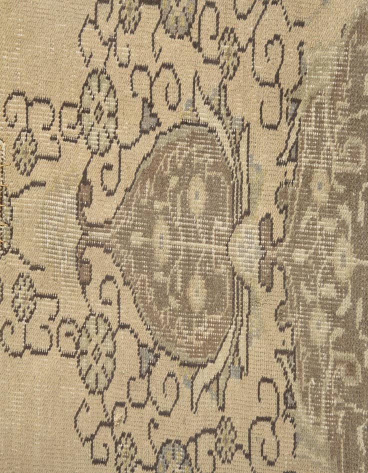 Detail image of  9' 7 x 12' 5  Hand Knotted Ultra Vintage Persian Wool Rug