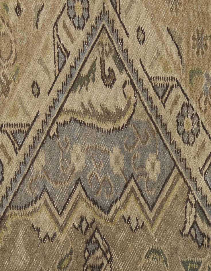 Detail image of  9' 7 x 12' 5  Hand Knotted Ultra Vintage Persian Wool Rug