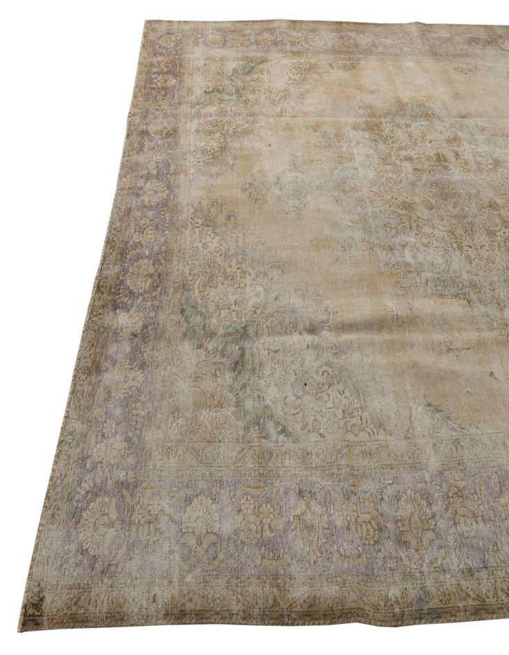 Detail image of  9' 3 x 12' 10  Hand Knotted Ultra Vintage Persian Wool Rug