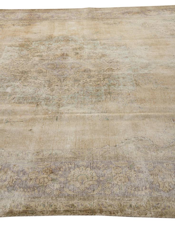 Detail image of  9' 3 x 12' 10  Hand Knotted Ultra Vintage Persian Wool Rug