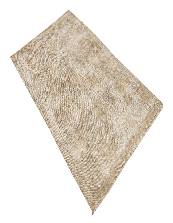 Detail image of  3' 1 x 4' 10  Hand Knotted Ultra Vintage Persian Wool Rug