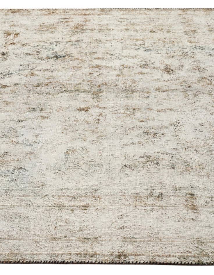 Detail image of  6' 3 x 9' 3  Hand Knotted Ultra Vintage Persian Wool Rug