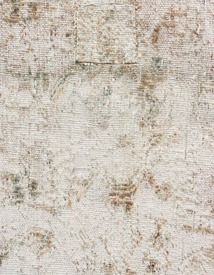 Detail image of  6' 3 x 9' 3  Hand Knotted Ultra Vintage Persian Wool Rug