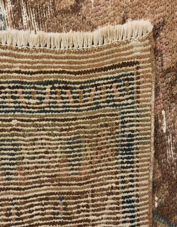 Detail image of  8' 8 x 12' 2  Hand Knotted Ultra Vintage Persian Wool Rug