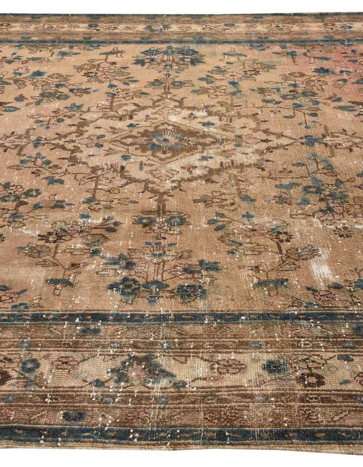 Detail image of  8' 8 x 12' 2  Hand Knotted Ultra Vintage Persian Wool Rug