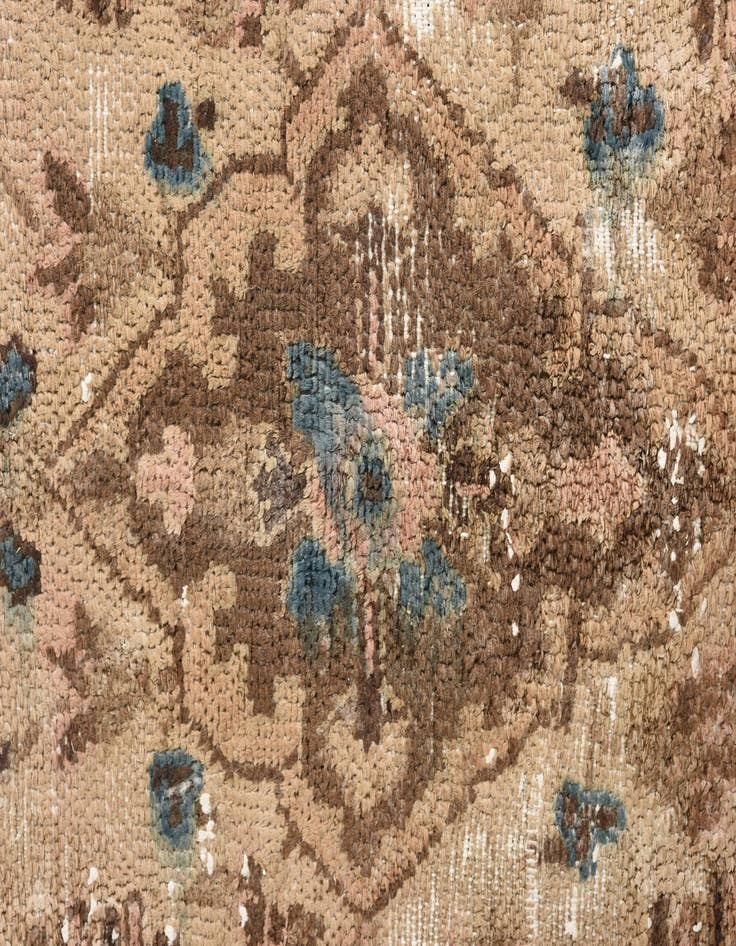 Detail image of  8' 8 x 12' 2  Hand Knotted Ultra Vintage Persian Wool Rug
