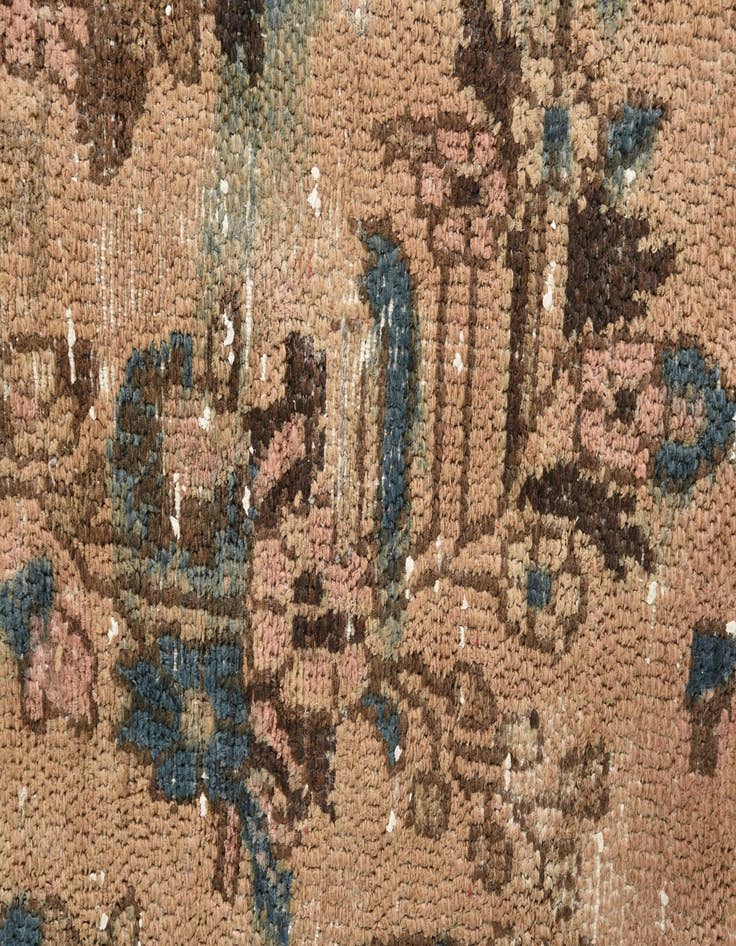 Detail image of  8' 8 x 12' 2  Hand Knotted Ultra Vintage Persian Wool Rug