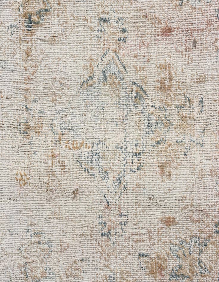 Detail image of  6' 4 x 9' 2  Hand Knotted Ultra Vintage Persian Wool Rug