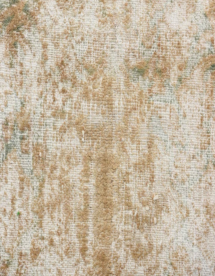 Detail image of  7' 7 x 11'  Hand Knotted Ultra Vintage Persian Wool Rug