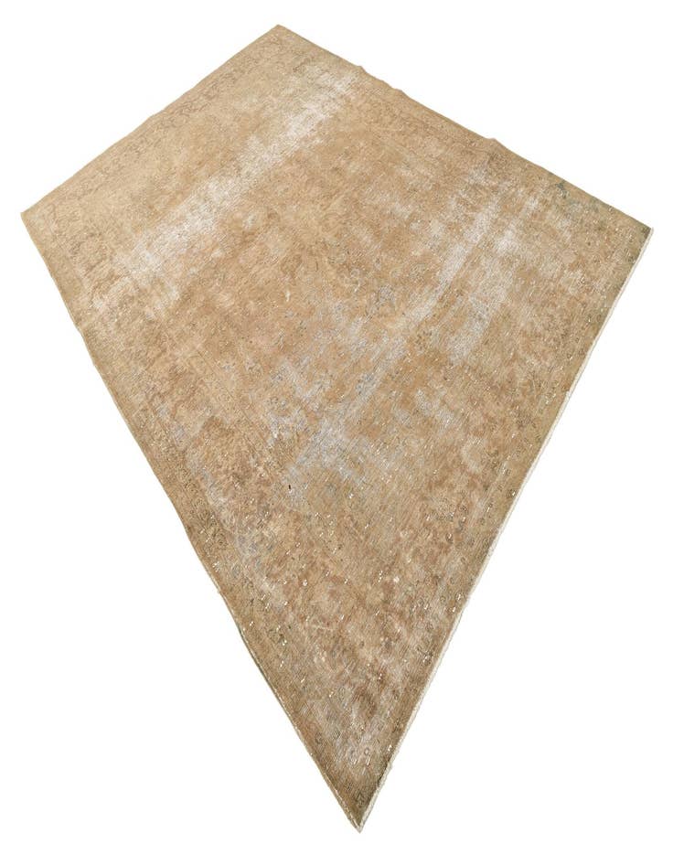 Detail image of  7' 6 x 10' 8  Hand Knotted Ultra Vintage Persian Wool Rug