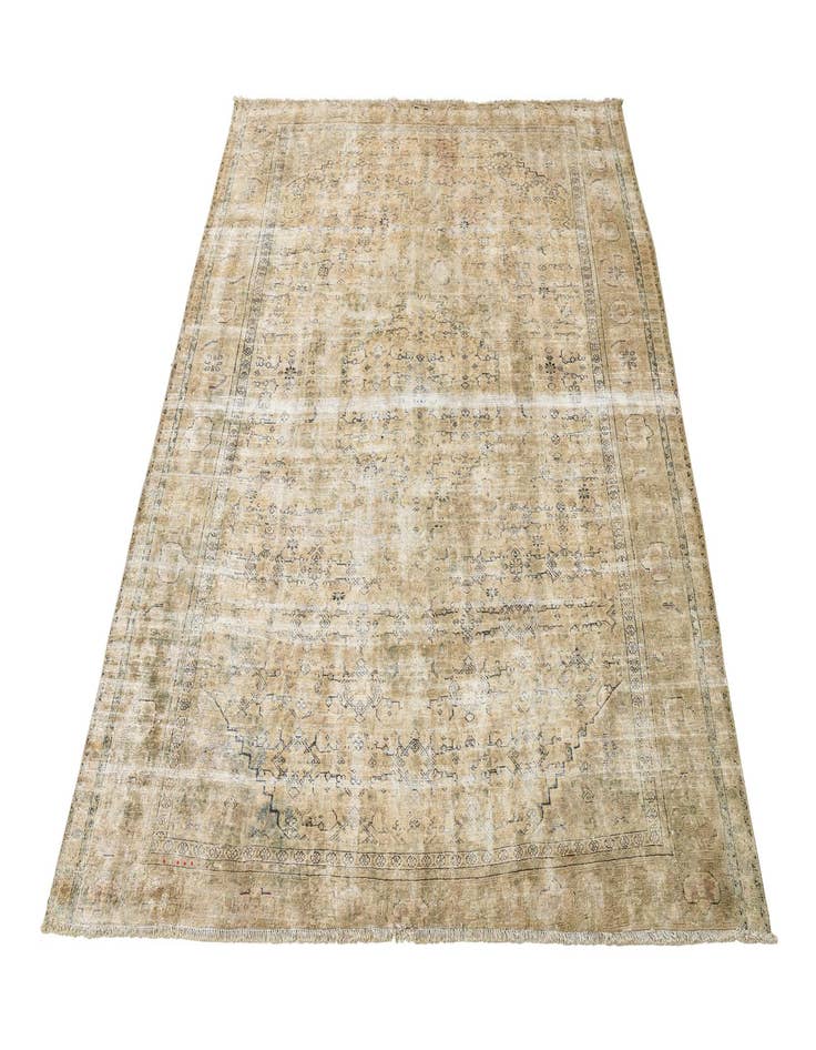 Detail image of  8' 4 x 9' 5  Hand Knotted Ultra Vintage Persian Wool Rug