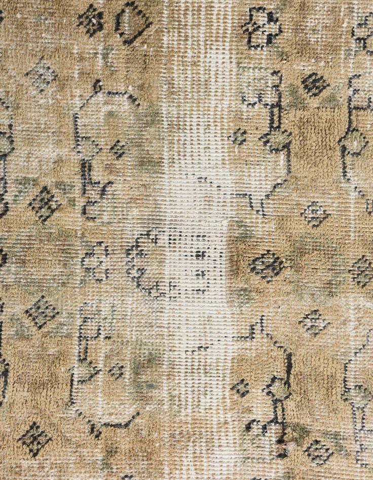 Detail image of  8' 4 x 9' 5  Hand Knotted Ultra Vintage Persian Wool Rug