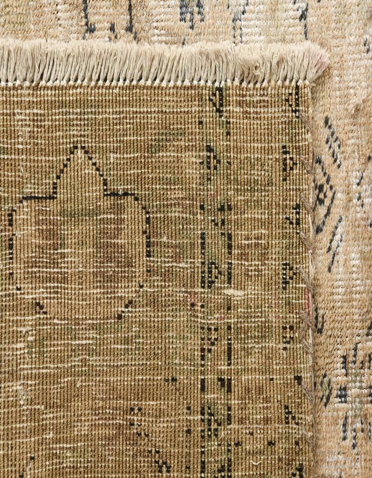 Detail image of  8' 4 x 9' 5  Hand Knotted Ultra Vintage Persian Wool Rug