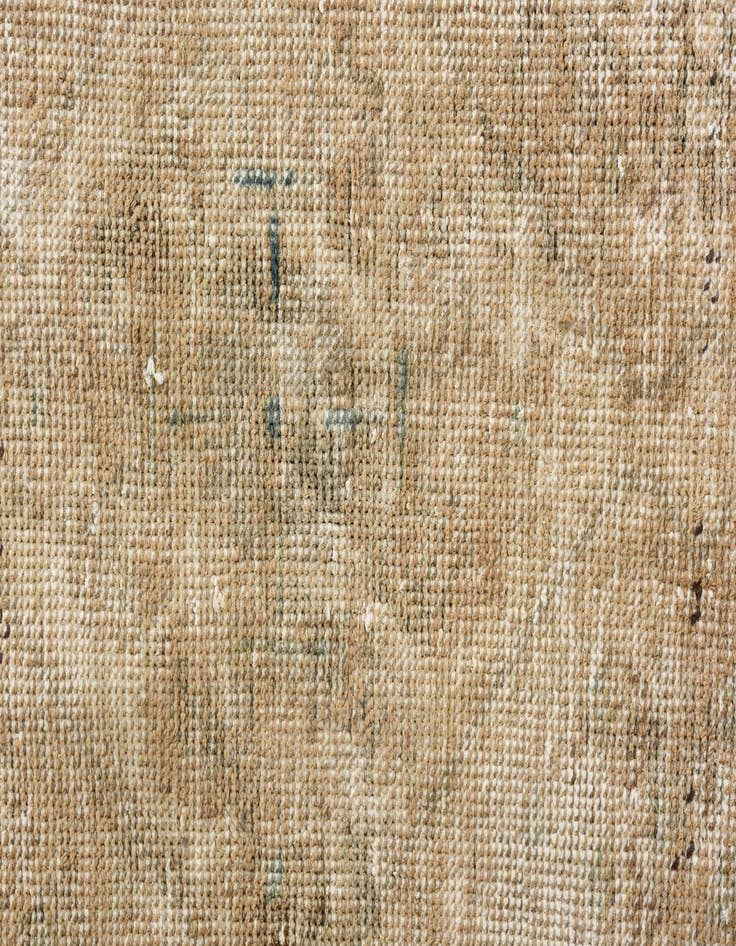 Detail image of  3' 4 x 4' 5  Hand Knotted Ultra Vintage Persian Wool Rug