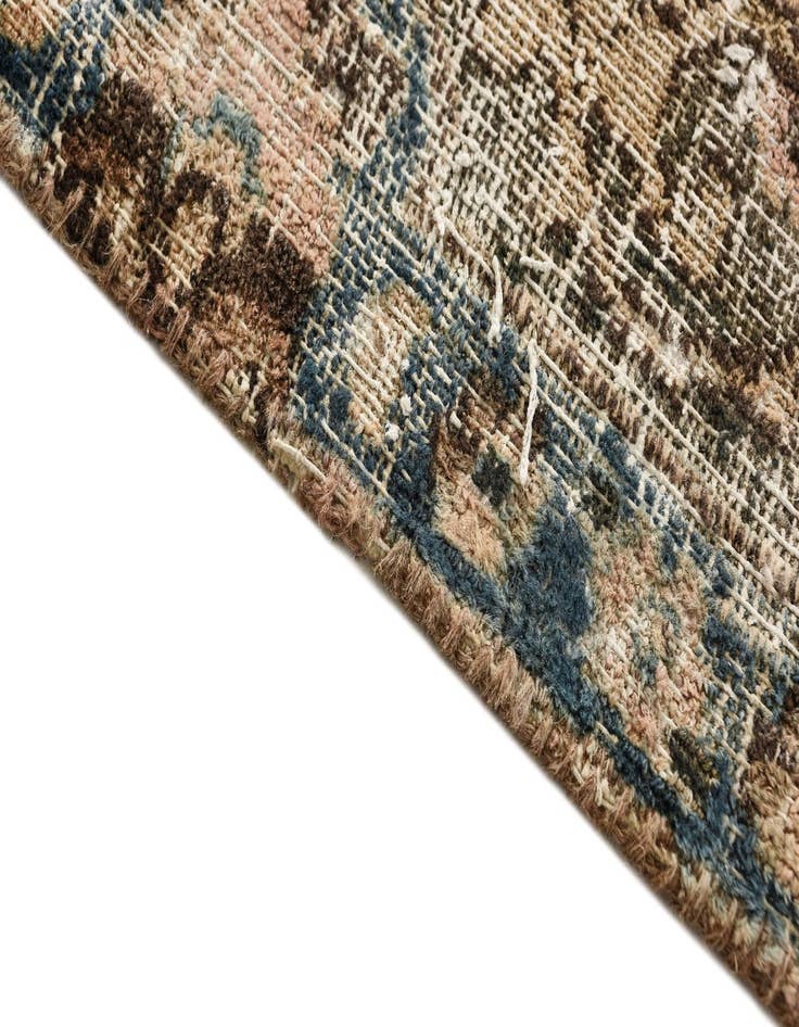 Detail image of  7' 2 x 10' 7  Hand Knotted Ultra Vintage Persian Wool Rug