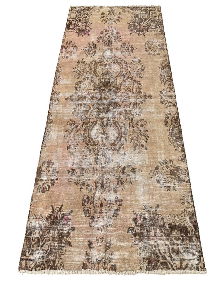 Detail image of  5' 4 x 8' 1  Hand Knotted Ultra Vintage Persian Wool Rug