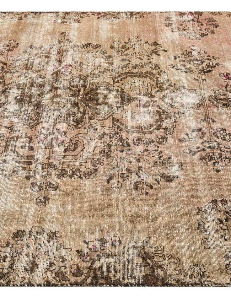 Detail image of  5' 4 x 8' 1  Hand Knotted Ultra Vintage Persian Wool Rug
