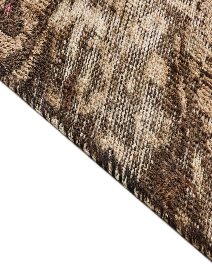 Detail image of  5' 4 x 8' 1  Hand Knotted Ultra Vintage Persian Wool Rug