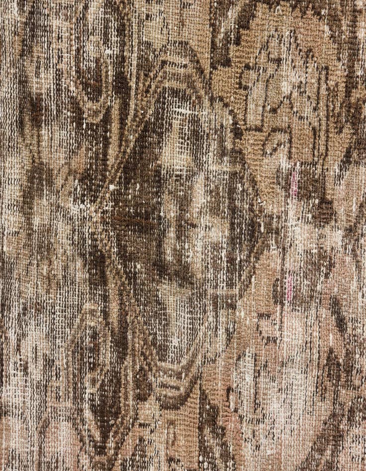 Detail image of  5' 4 x 8' 1  Hand Knotted Ultra Vintage Persian Wool Rug