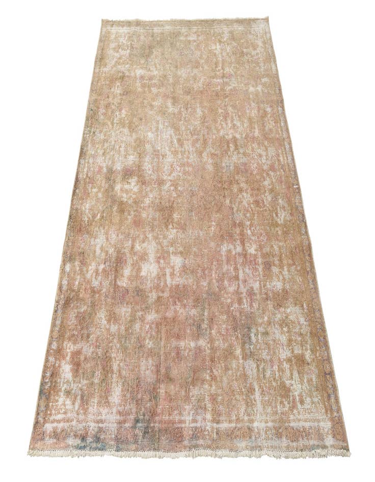 Detail image of  7' x 10'  Hand Knotted Ultra Vintage Persian Wool Rug