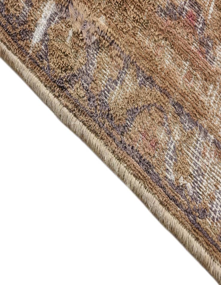 Detail image of  7' x 10'  Hand Knotted Ultra Vintage Persian Wool Rug