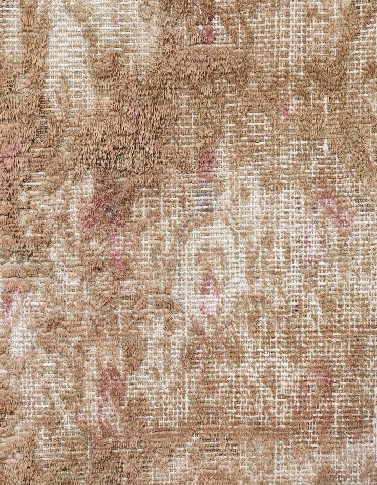 Detail image of  7' x 10'  Hand Knotted Ultra Vintage Persian Wool Rug