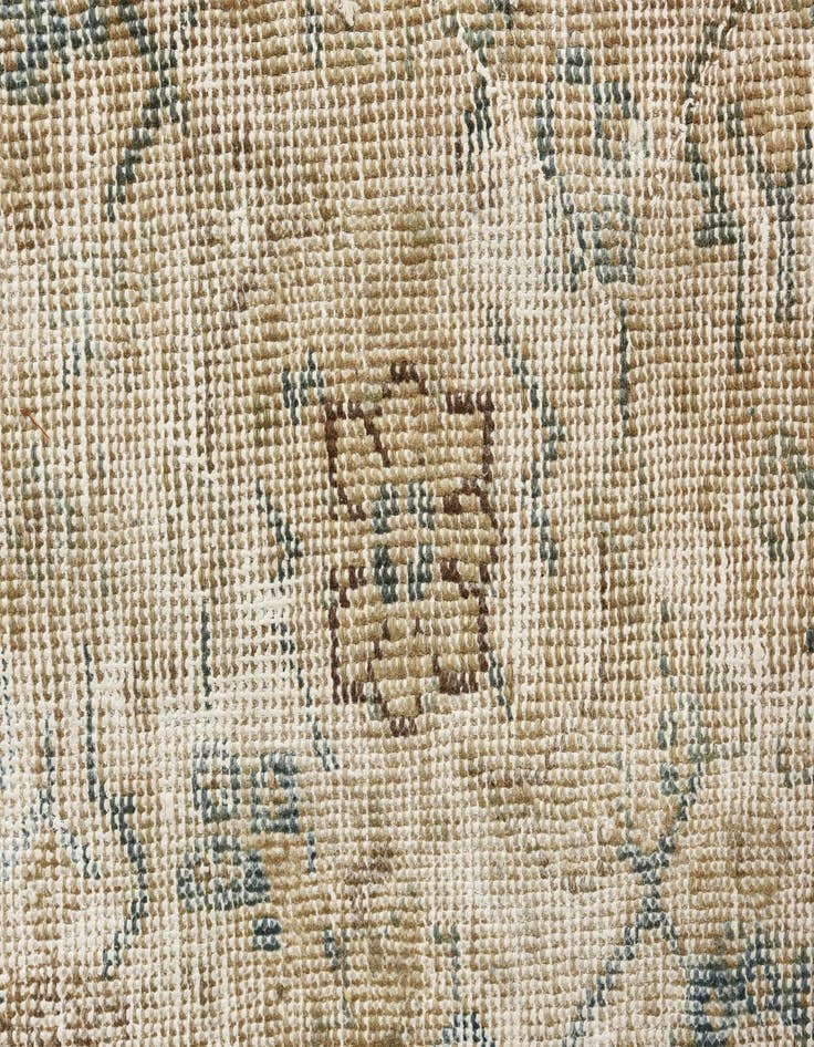 Detail image of  7' 3 x 10' 3  Hand Knotted Ultra Vintage Persian Wool Rug