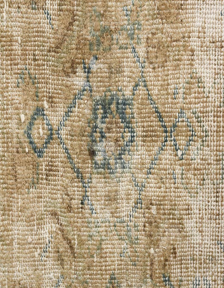 Detail image of  7' 3 x 10' 3  Hand Knotted Ultra Vintage Persian Wool Rug