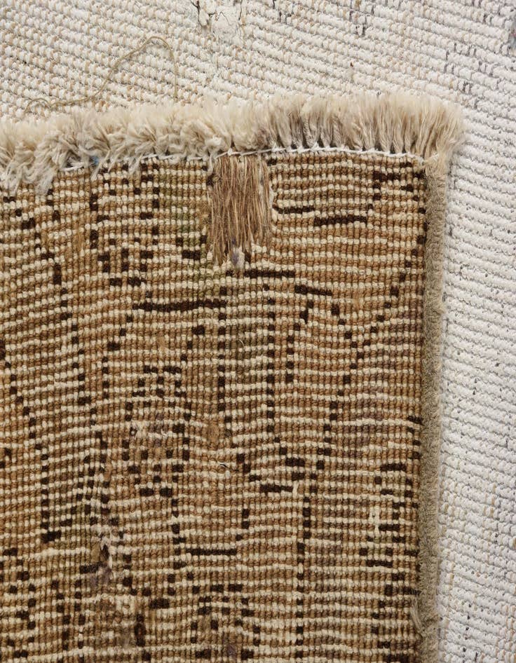 Detail image of  8' 10 x 11' 10  Hand Knotted Ultra Vintage Persian Wool Rug