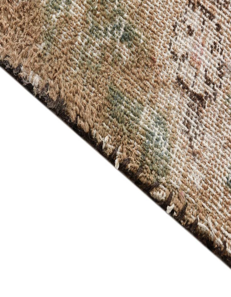 Detail image of  8' 2 x 11'  Hand Knotted Ultra Vintage Persian Wool Rug