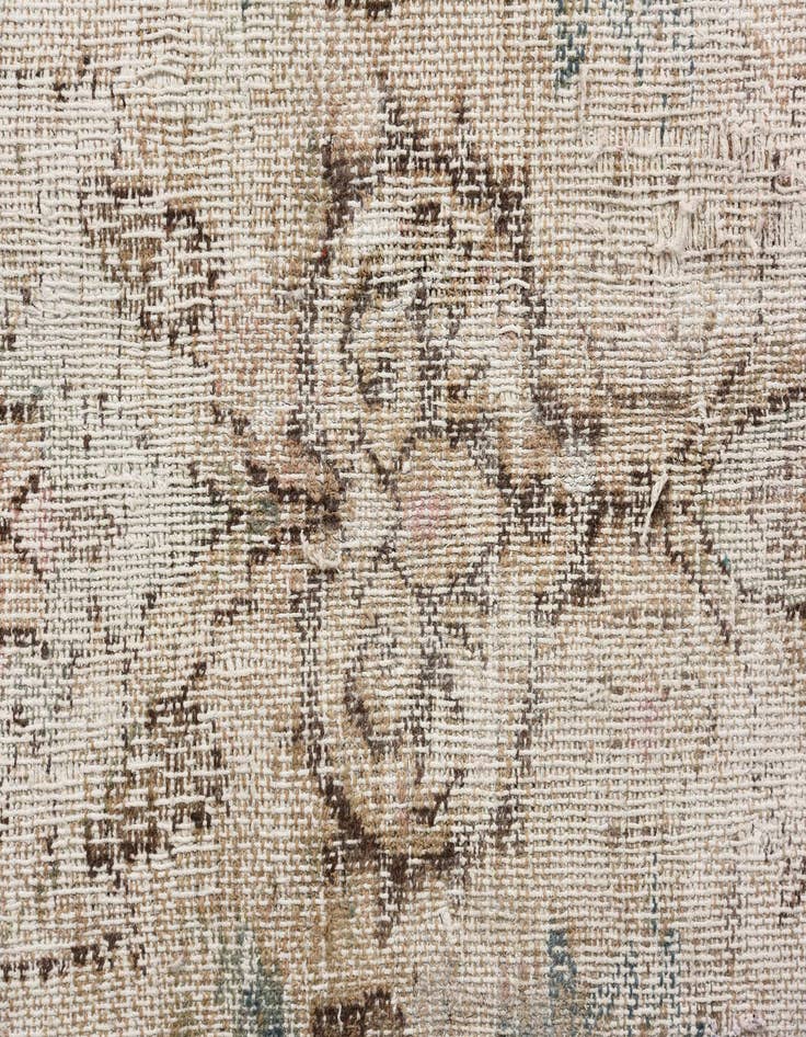 Detail image of  8' 2 x 11'  Hand Knotted Ultra Vintage Persian Wool Rug