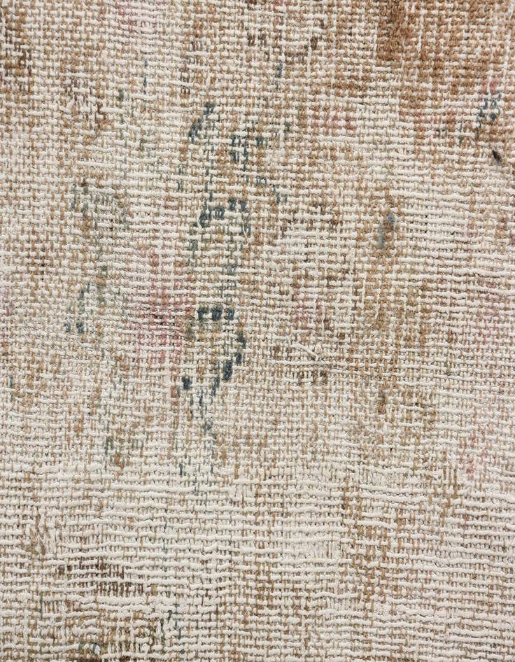 Detail image of  8' 2 x 11'  Hand Knotted Ultra Vintage Persian Wool Rug