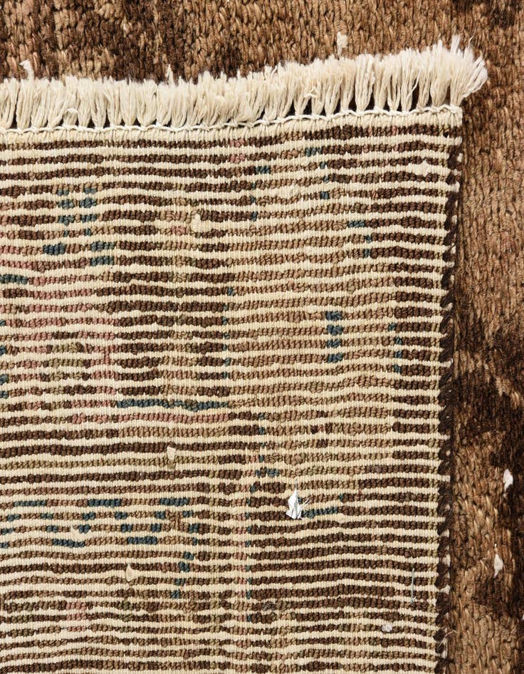 Detail image of  6' 6 x 9' 5  Hand Knotted Ultra Vintage Persian Wool Rug