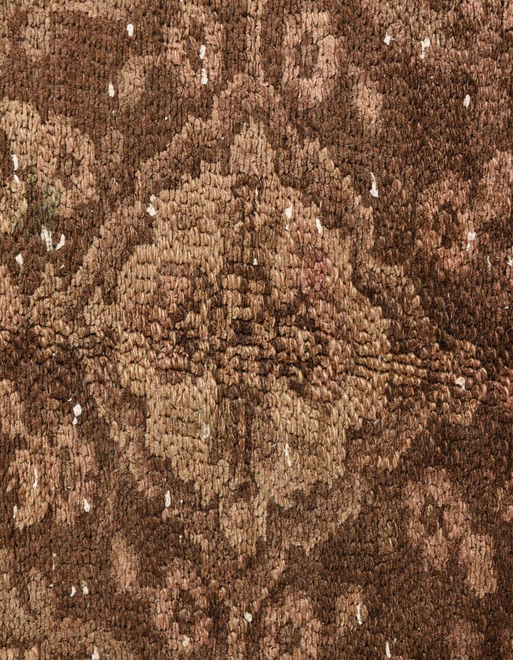 Detail image of  6' 6 x 9' 5  Hand Knotted Ultra Vintage Persian Wool Rug
