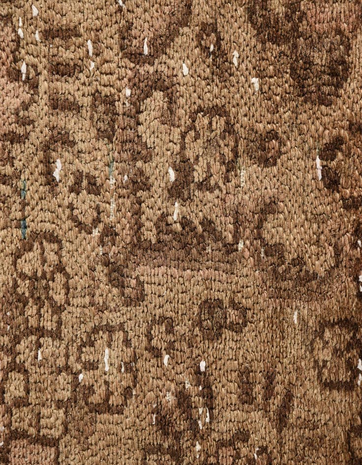 Detail image of  6' 6 x 9' 5  Hand Knotted Ultra Vintage Persian Wool Rug