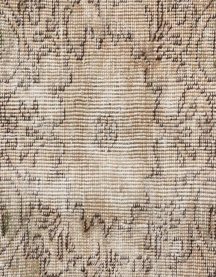 Detail image of  9' 2 x 12'  Hand Knotted Ultra Vintage Persian Wool Rug