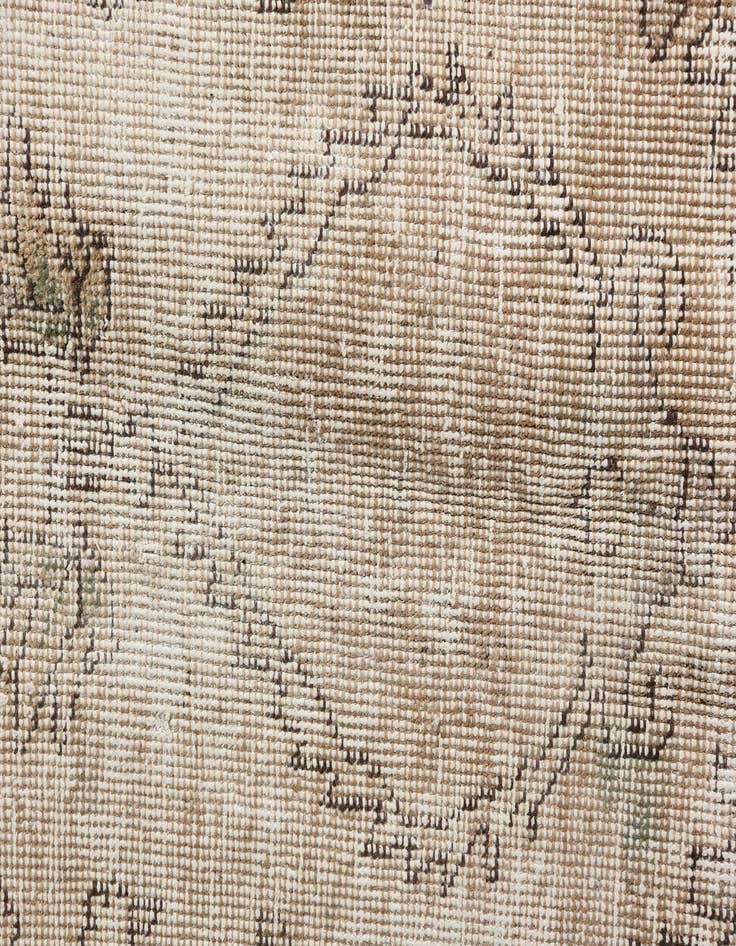 Detail image of  9' 2 x 12'  Hand Knotted Ultra Vintage Persian Wool Rug