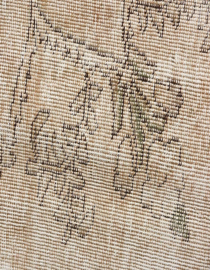 Detail image of  9' 2 x 12'  Hand Knotted Ultra Vintage Persian Wool Rug