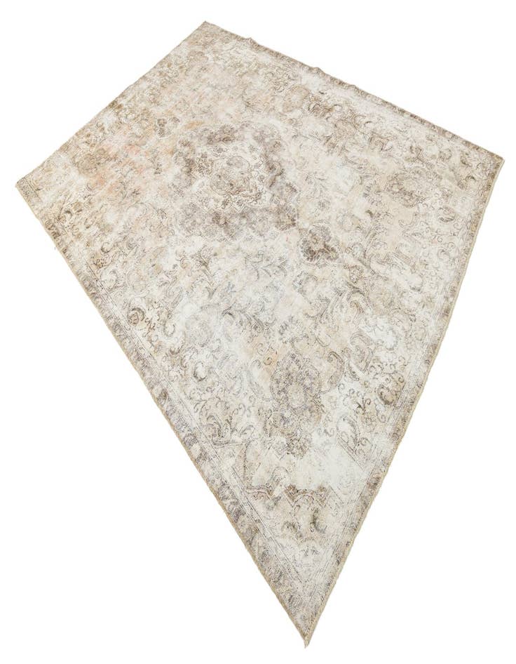 Detail image of  6' 9 x 9' 10  Hand Knotted Ultra Vintage Persian Wool Rug