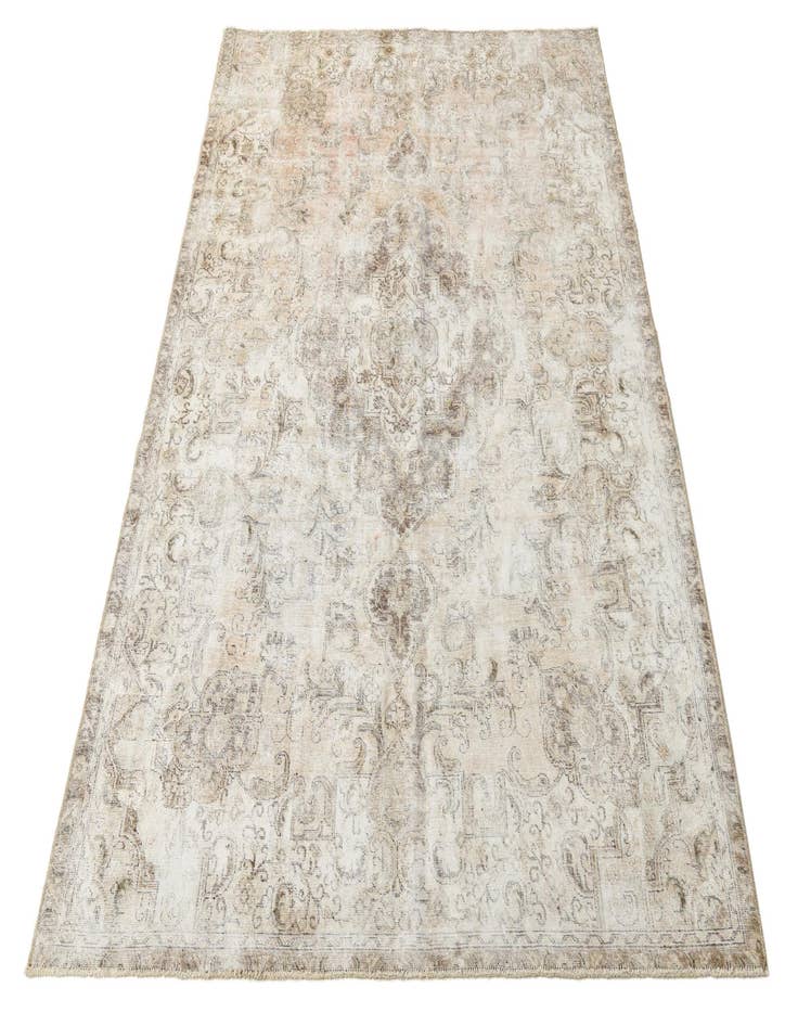 Detail image of  6' 9 x 9' 10  Hand Knotted Ultra Vintage Persian Wool Rug