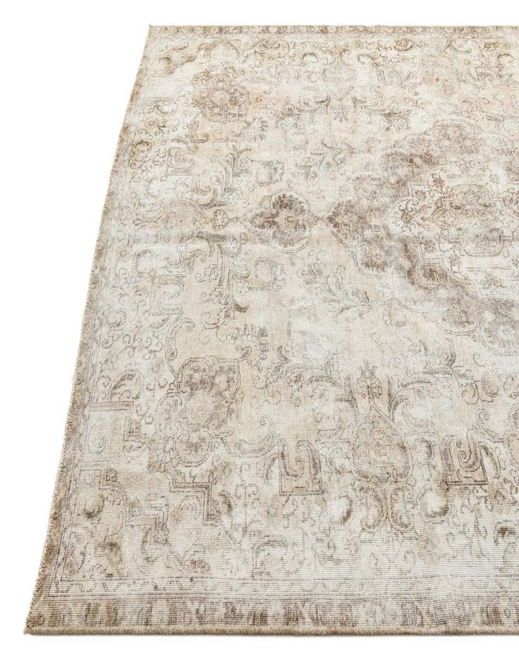 Detail image of  6' 9 x 9' 10  Hand Knotted Ultra Vintage Persian Wool Rug