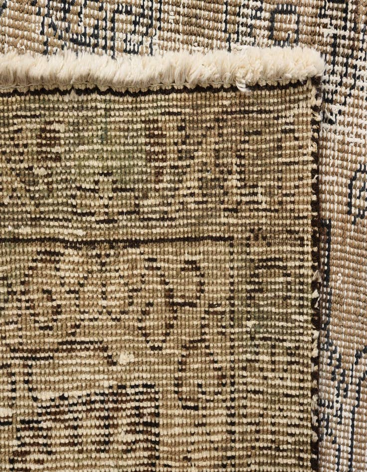 Detail image of  7' 6 x 10' 9  Hand Knotted Ultra Vintage Persian Wool Rug