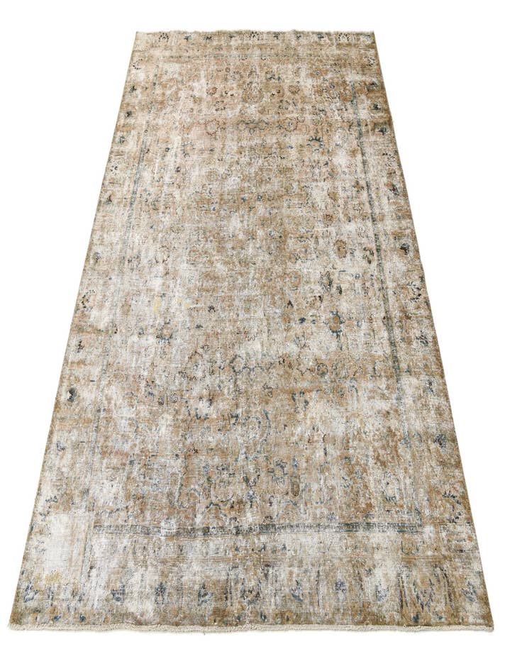 Detail image of  9' x 11' 6  Hand Knotted Ultra Vintage Persian Wool Rug